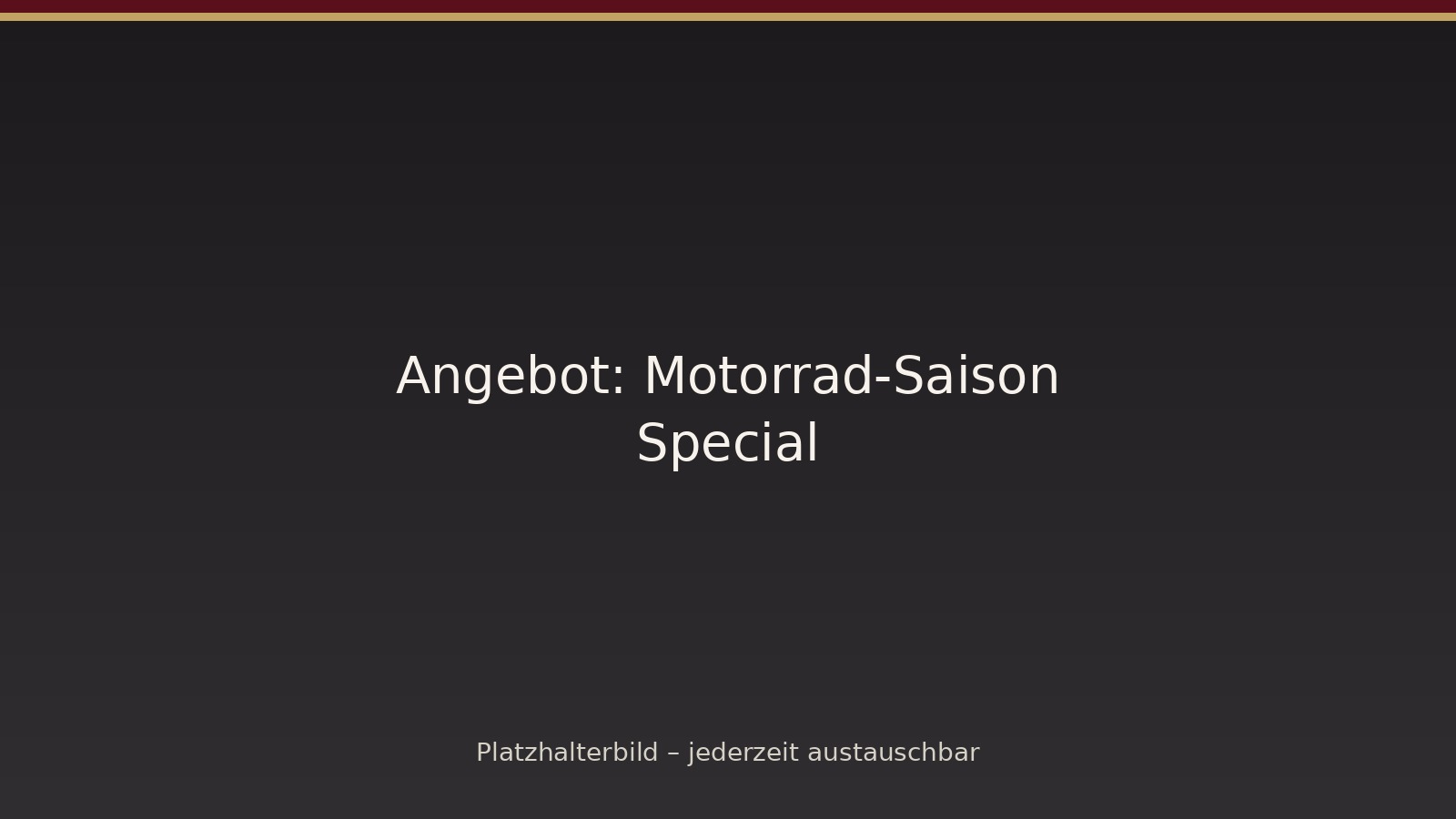 Motorrad-Saison Special